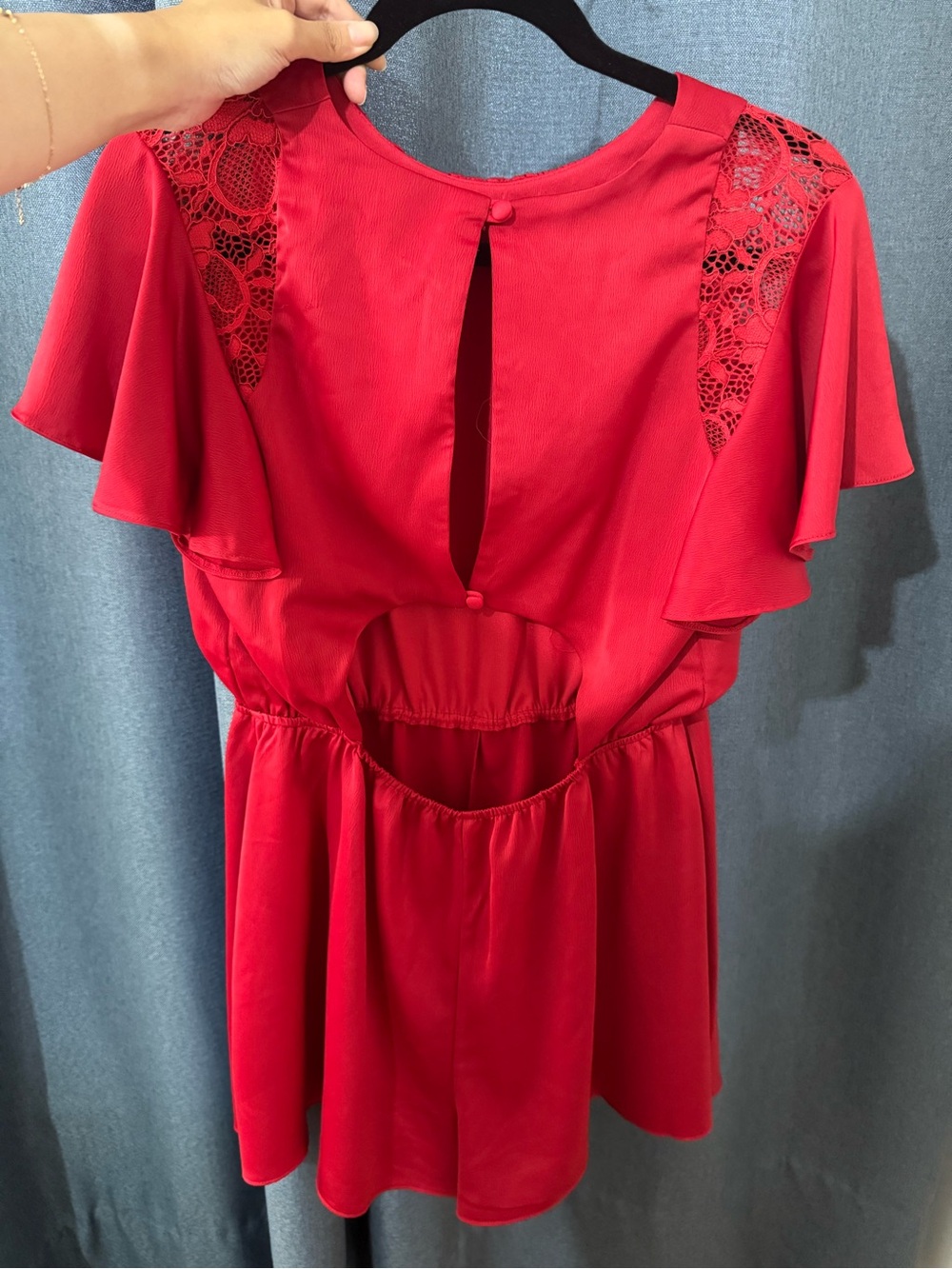 ASOS Red Romper - Picture 2 of 3